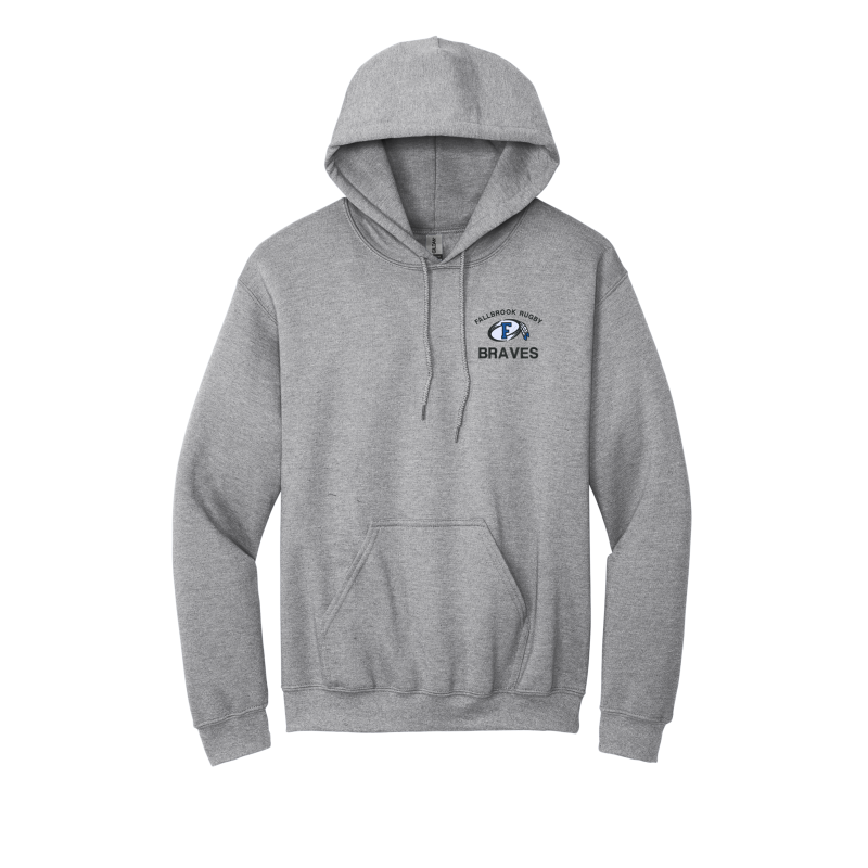 Rugby "F" Adult Hoodie - Embroidered Left Chest