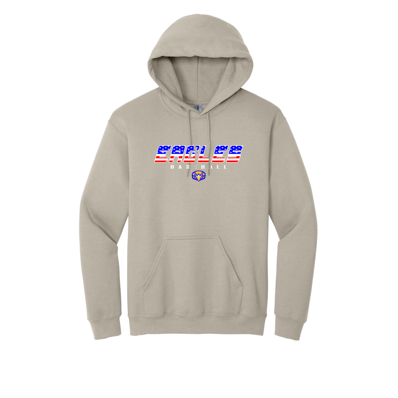 SP American Flag Eagles Baseball Unisex Hoodie