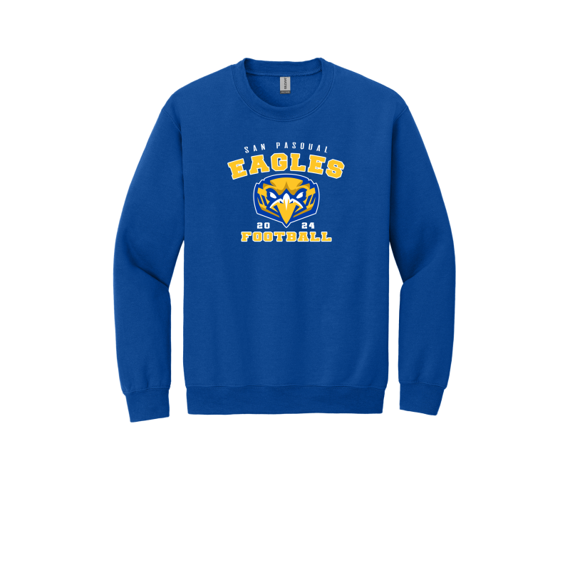 San Pasqual Forward Eagle Design - Crewneck Sweatshirt
