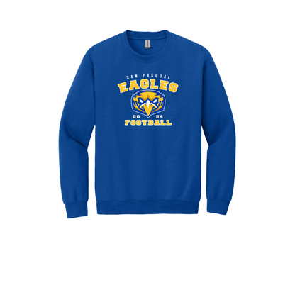 San Pasqual Forward Eagle Design - Crewneck Sweatshirt