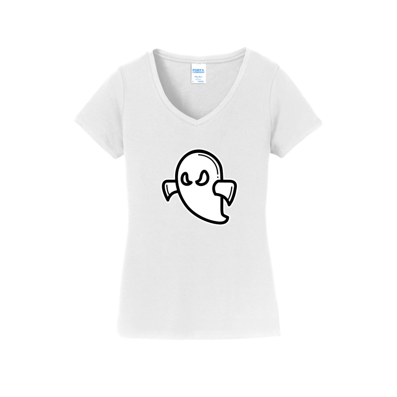 Ghost Softball Ladies V-Neck