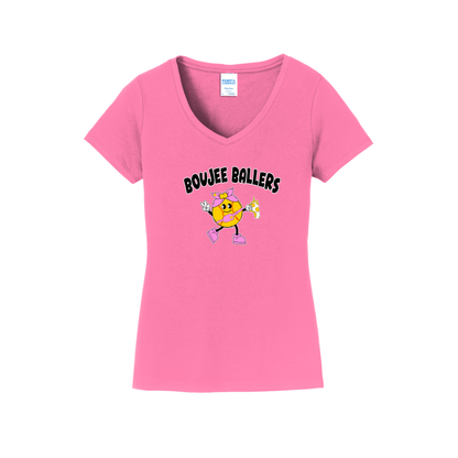 ADULT Boujee Softball -Ladies V-Neck