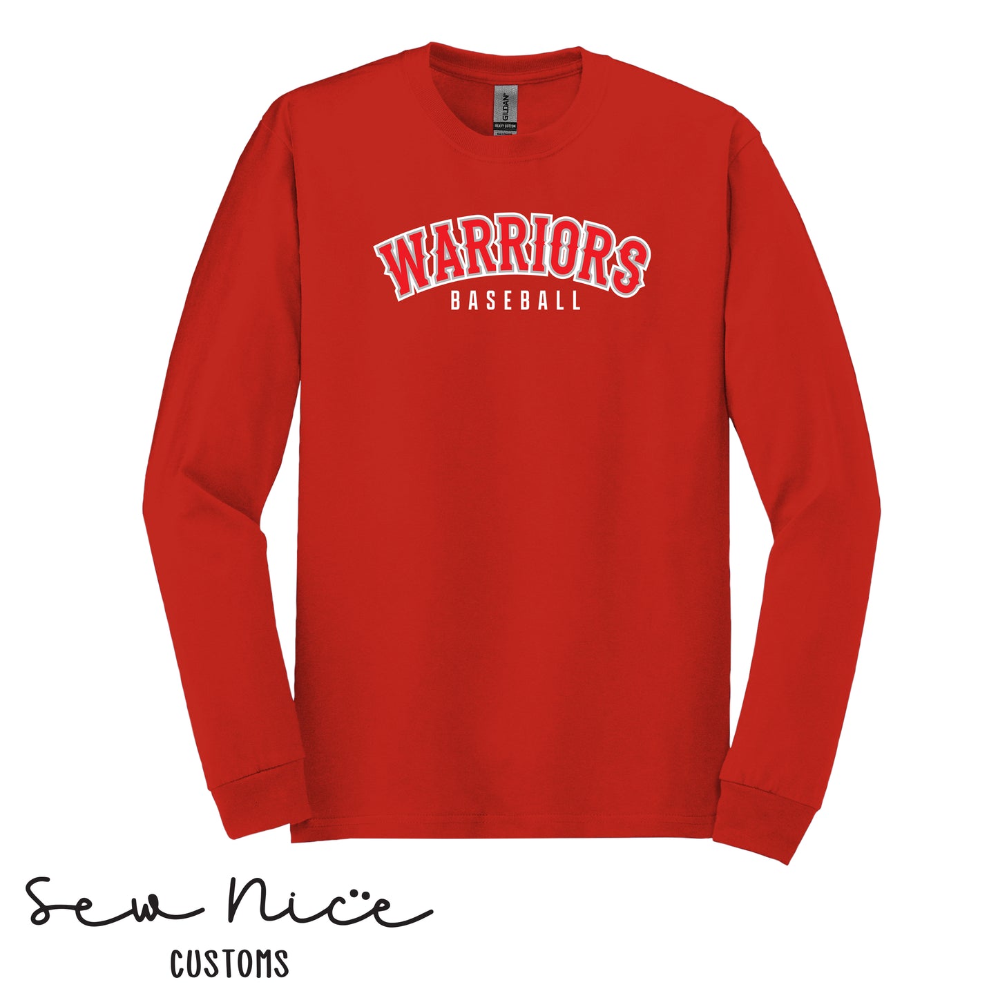 YOUTH-Warriors Baseball Long Sleeve