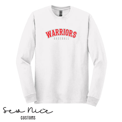 YOUTH-Warriors Baseball Long Sleeve