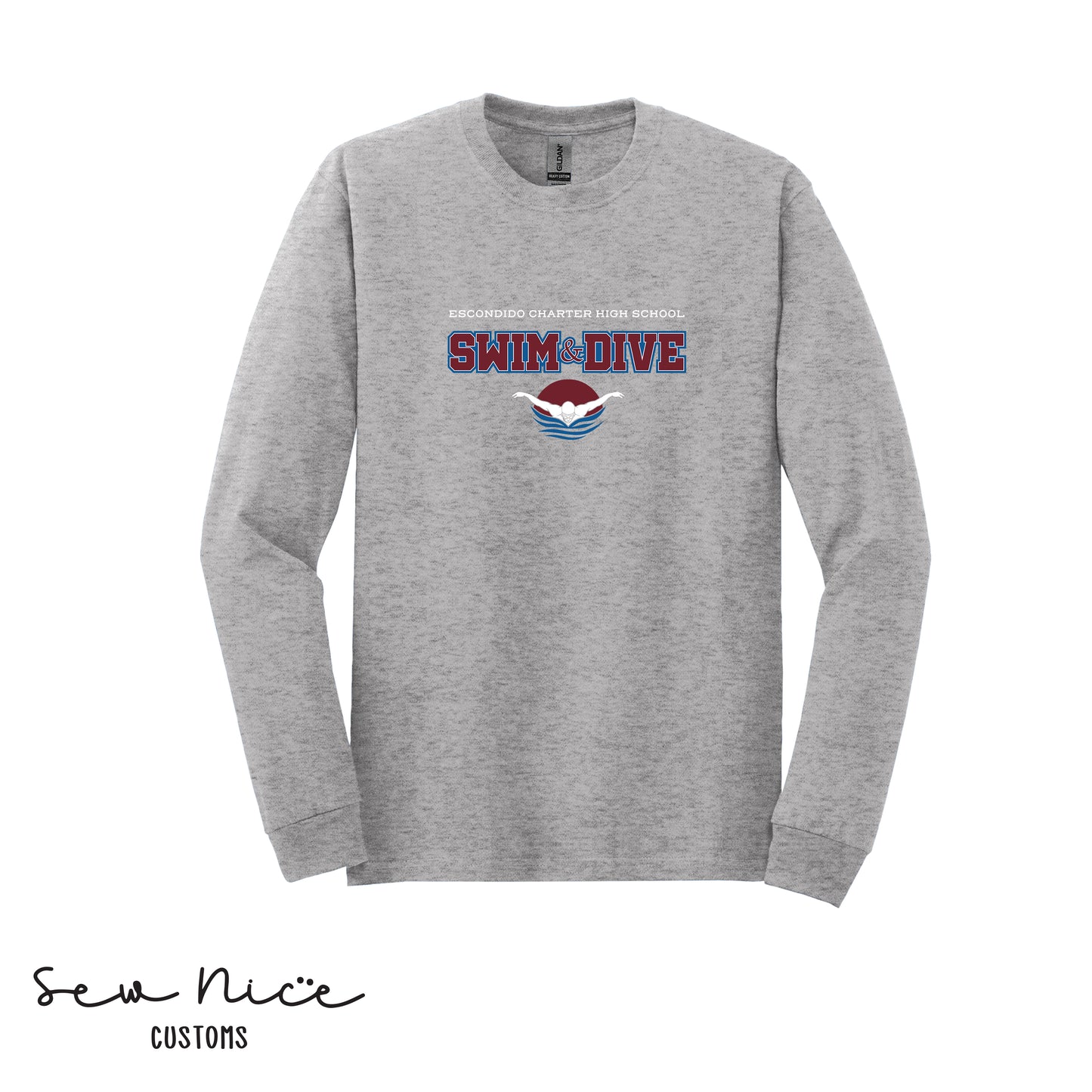 ECHS Swim & Dive- Unisex Shirt, Long Sleeve, Crewneck, Hoodie