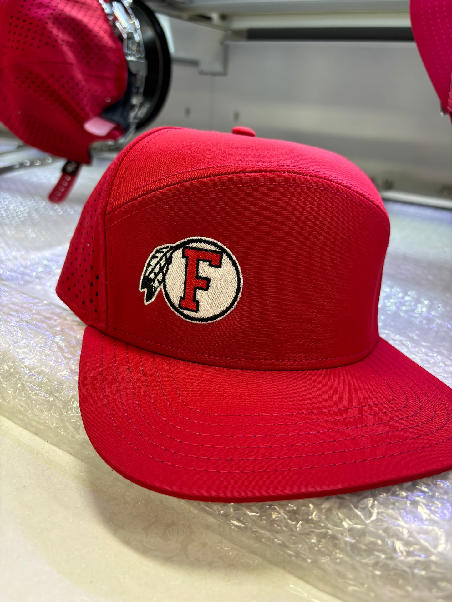 FHS -*Hats & Flats* Water/Sweat Repellent Hat- Embroidered Fallbrook Logo -FHS Baseball