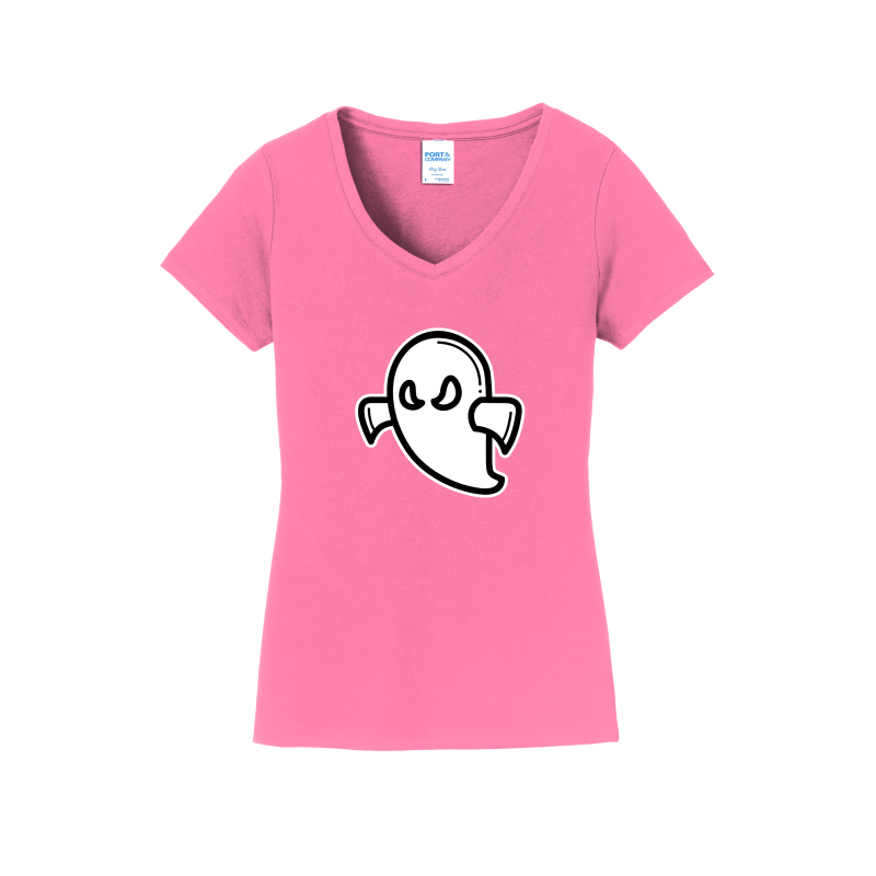 Ghost Softball Ladies V-Neck