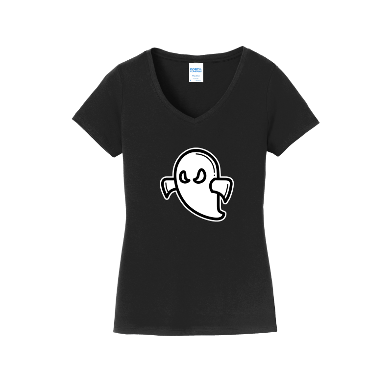 Ghost Softball Ladies V-Neck