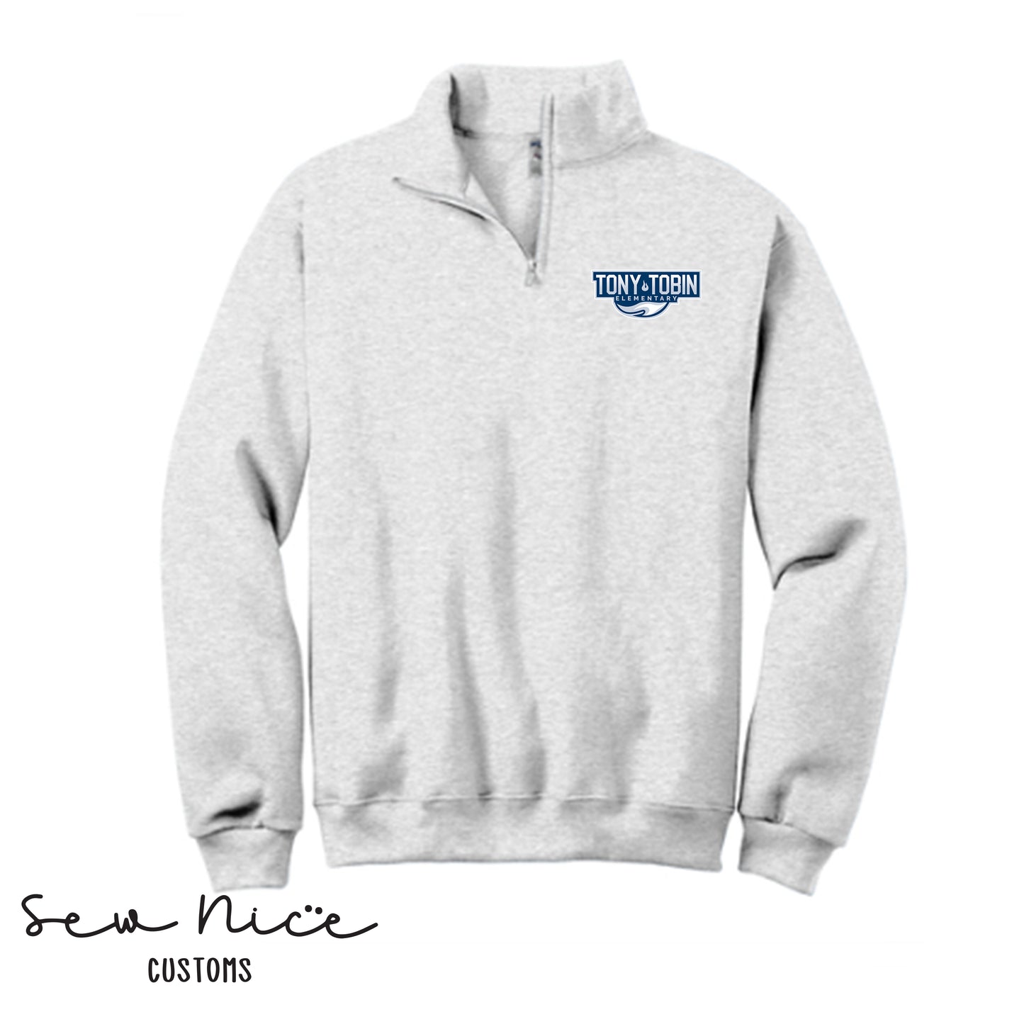 Embroidered Tony Tobin- Unisex Adult 1/4 Zip