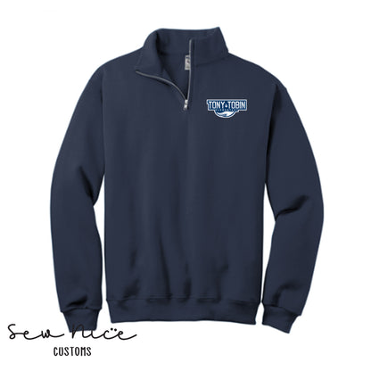 Embroidered Tony Tobin- Unisex Adult 1/4 Zip