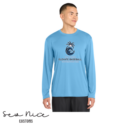 Elevate Cooperstown Logo- Unisex Adult/Youth Long Sleeve Dri Fit