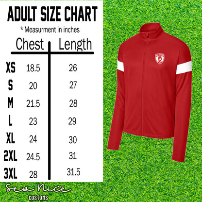 San Marcos FC -Adult/Youth Warm Up Jacket