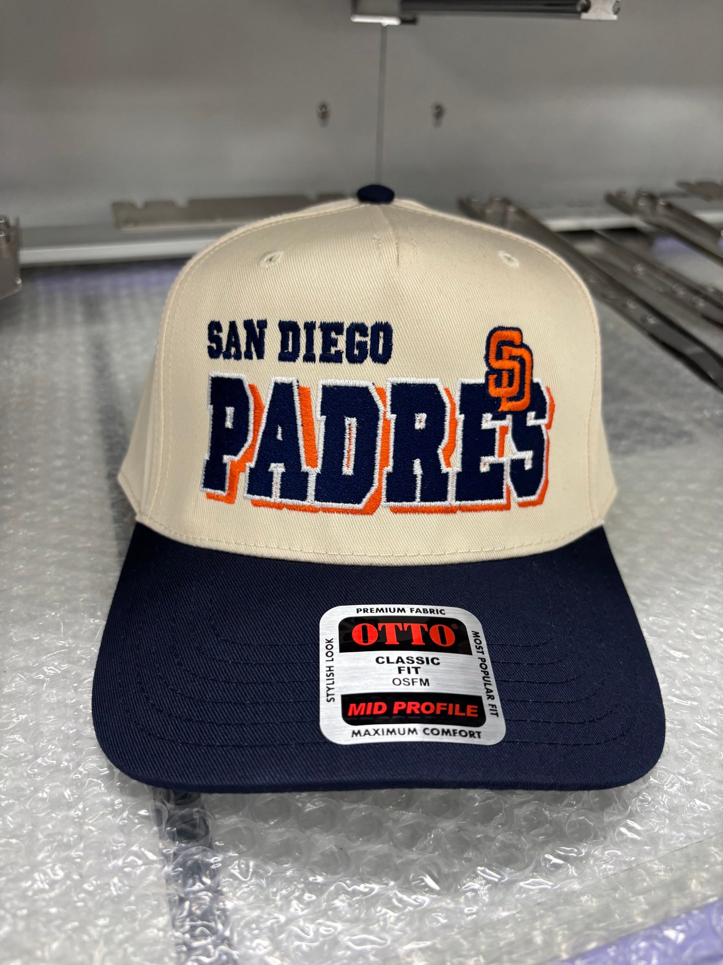 Embroidered "Padres SD” Hat