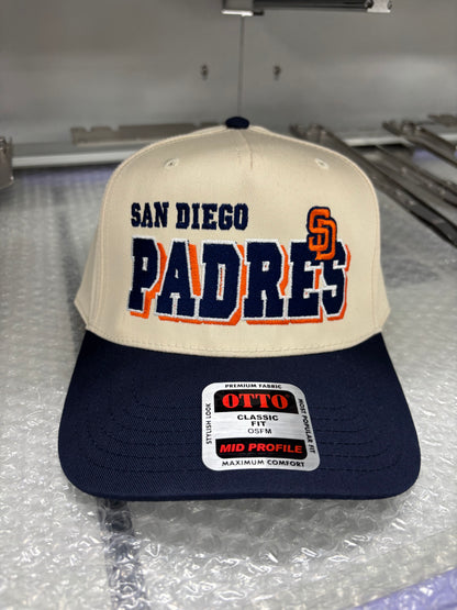 Embroidered "Padres SD” Hat