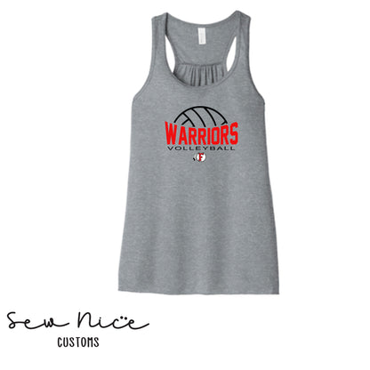 Fallbrook Warriors Volleyball- Bella Canvas Flowy Tank Top