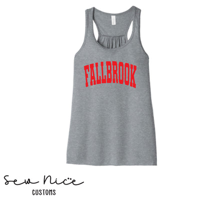 FHS Volleyball- FALLBROOK Design- Bella Canvas Flowy Tank Top