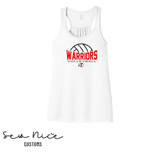 Fallbrook Warriors Volleyball- Bella Canvas Flowy Tank Top