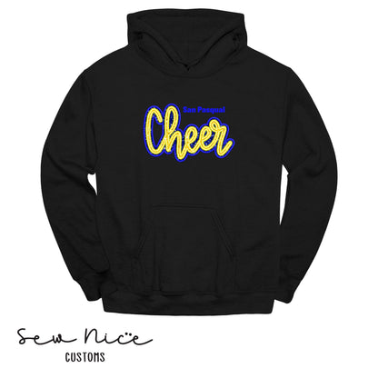 SP Cheer Embroidered Applique-Unisex Adult/Youth Hoodie