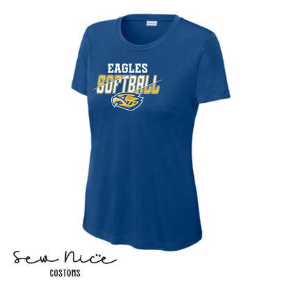 Eagles Slash Softball- Ladies Dri Fit Shirt