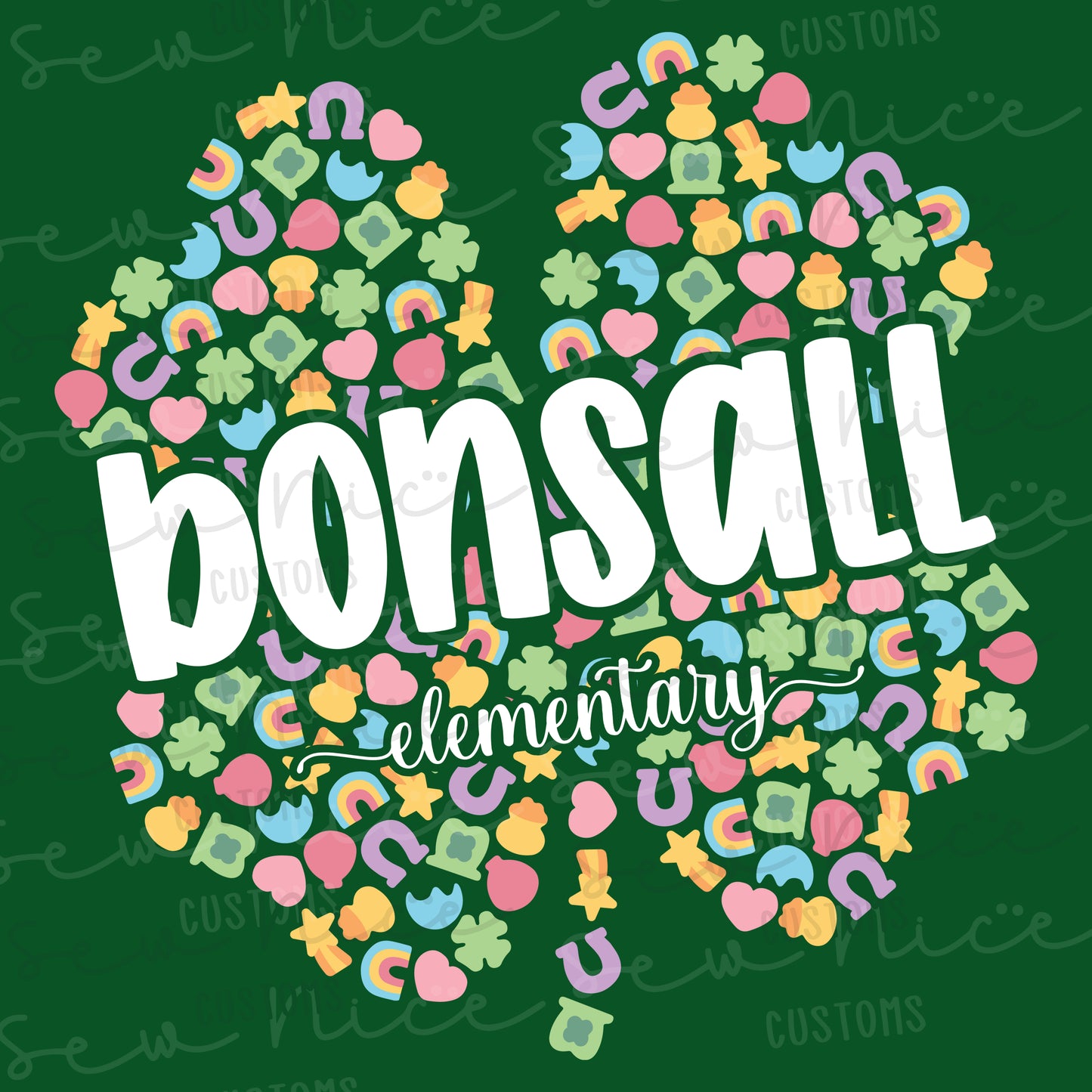 Shamrock Marshmallow Design- BONSALL