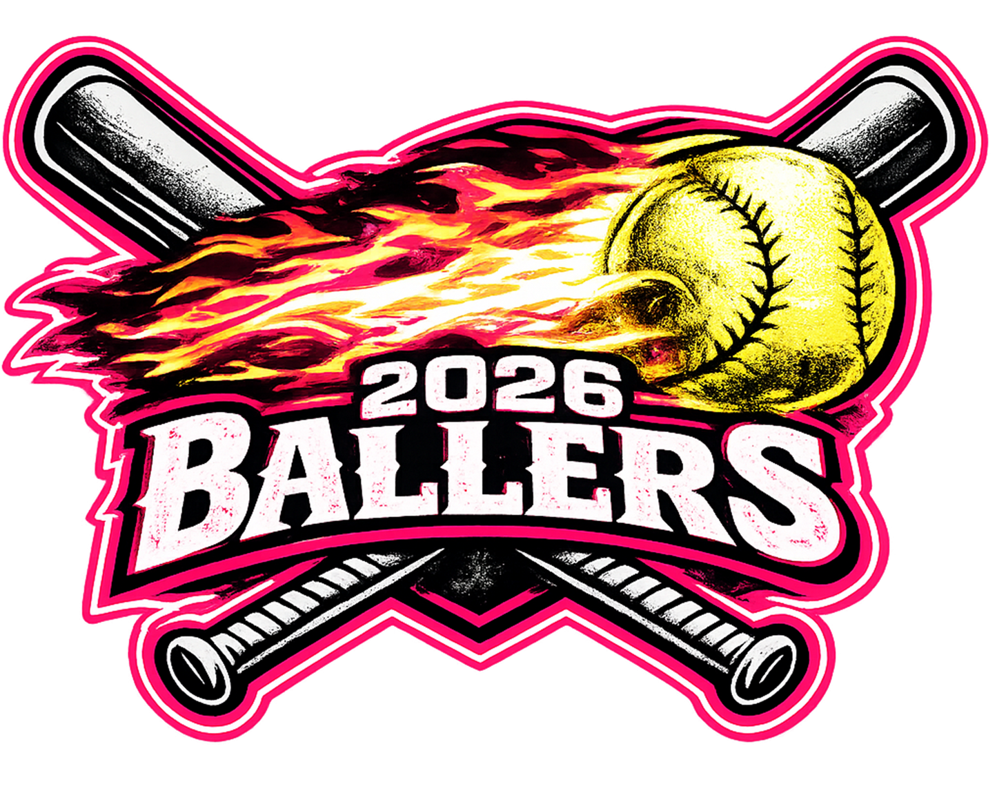 2026 Ballers (Bats) Softball- Unisex Crewneck Sweatshirt