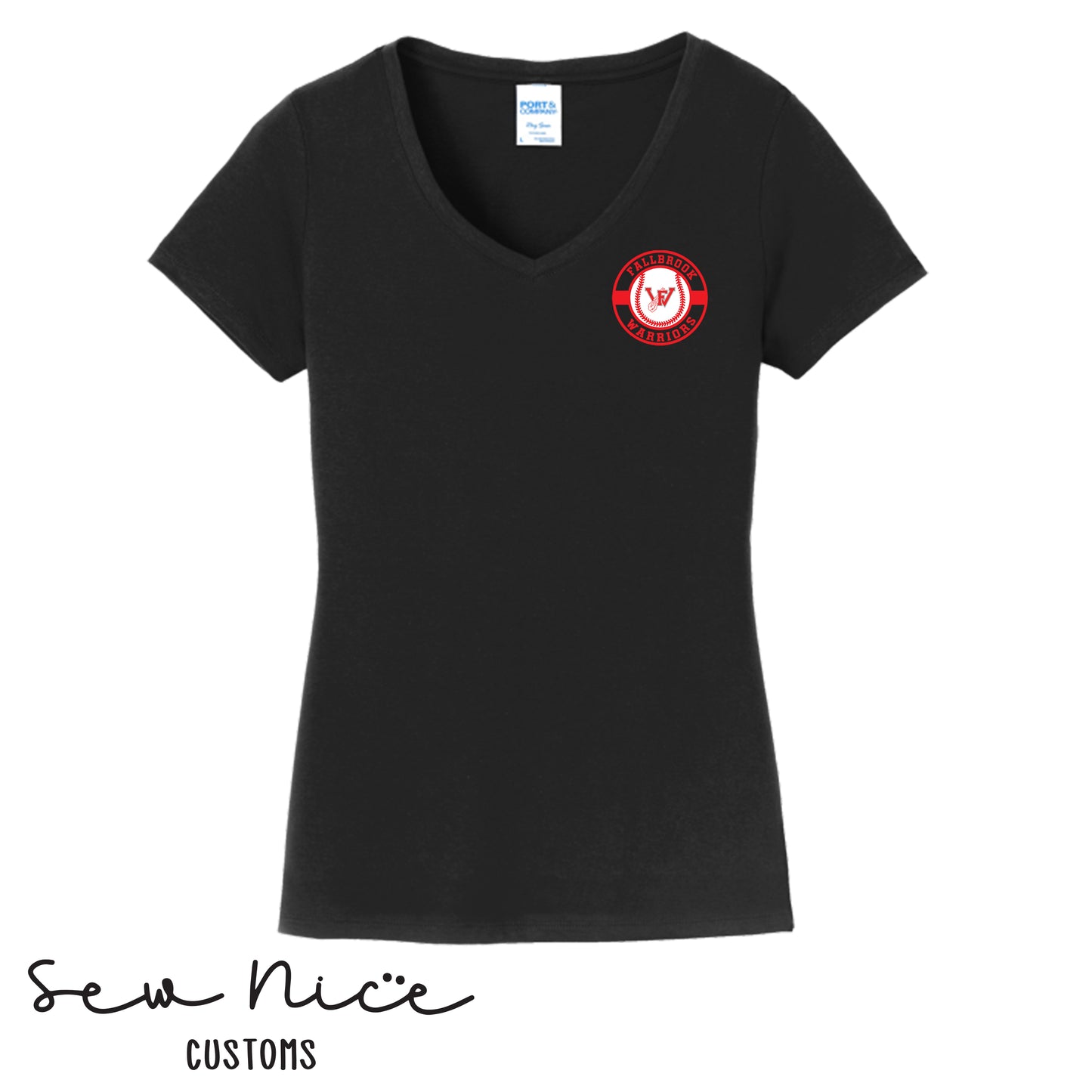 Circle Design- Women's V-Neck