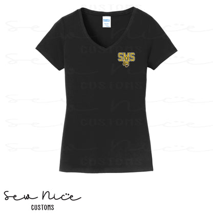 SMS Custom-Sport- Ladies V-Neck Shirt