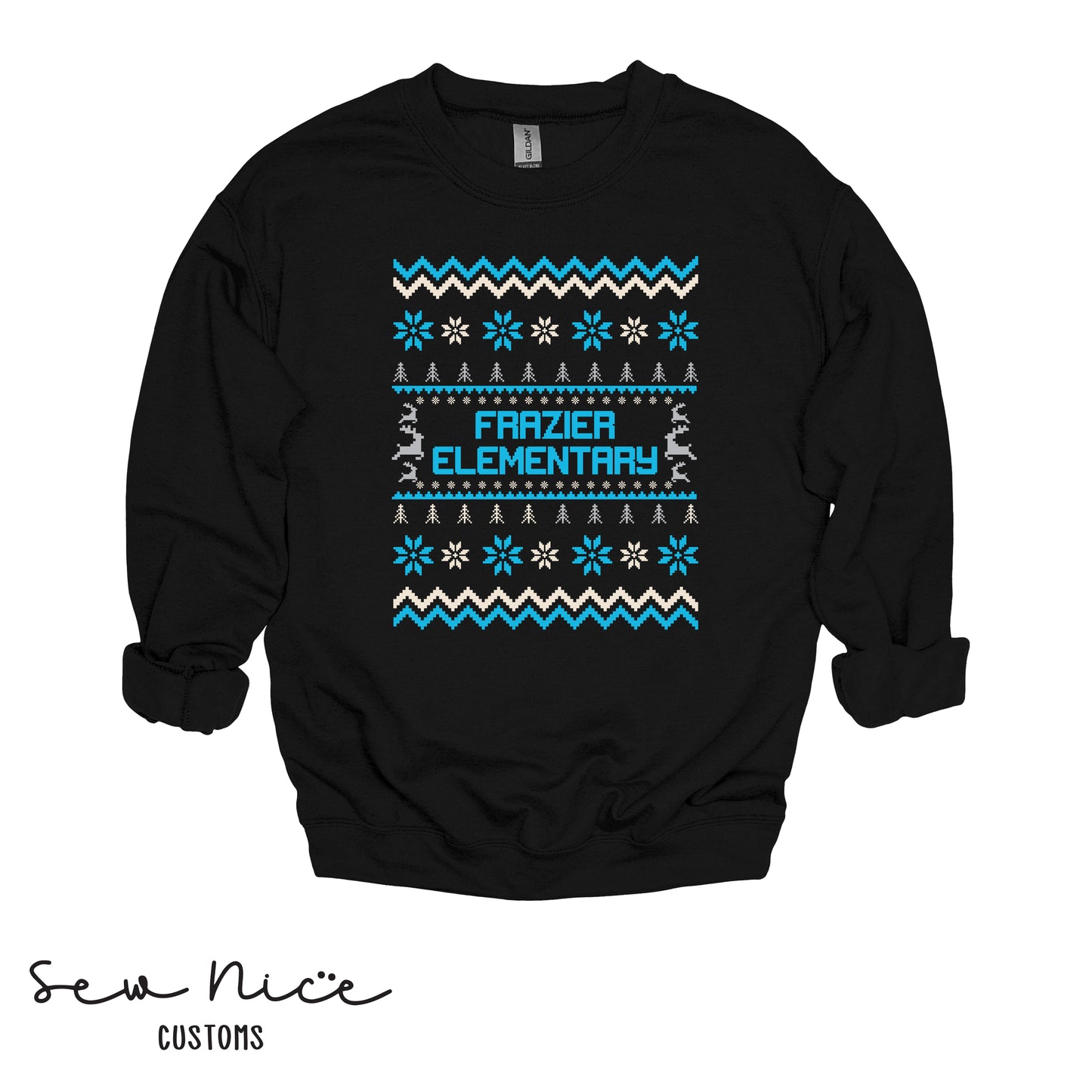 Frazier Winter Sweater Design- Unisex Adult/Youth Crewneck