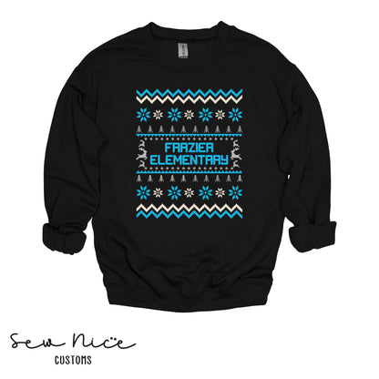 Frazier Winter Sweater Design- Unisex Adult/Youth Crewneck