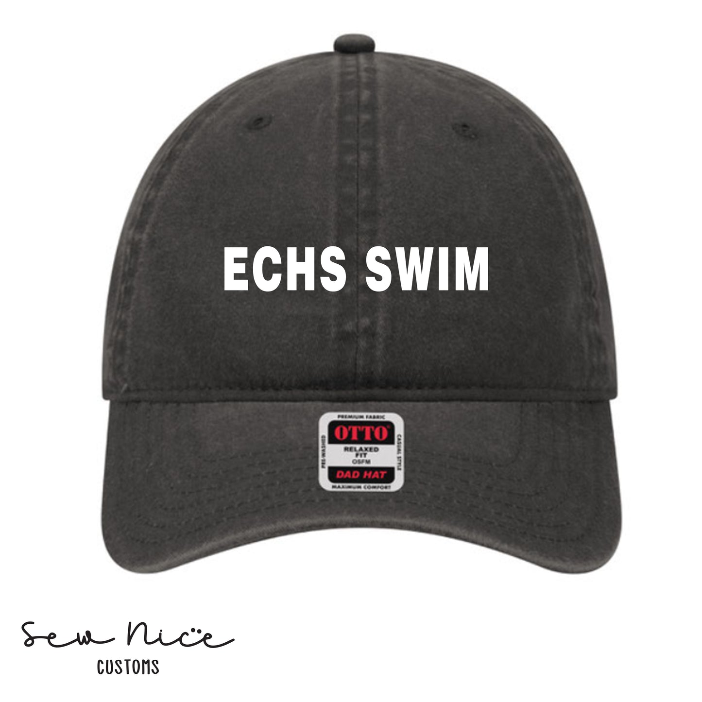 ECHS SWIM Embroidered Dad Hat