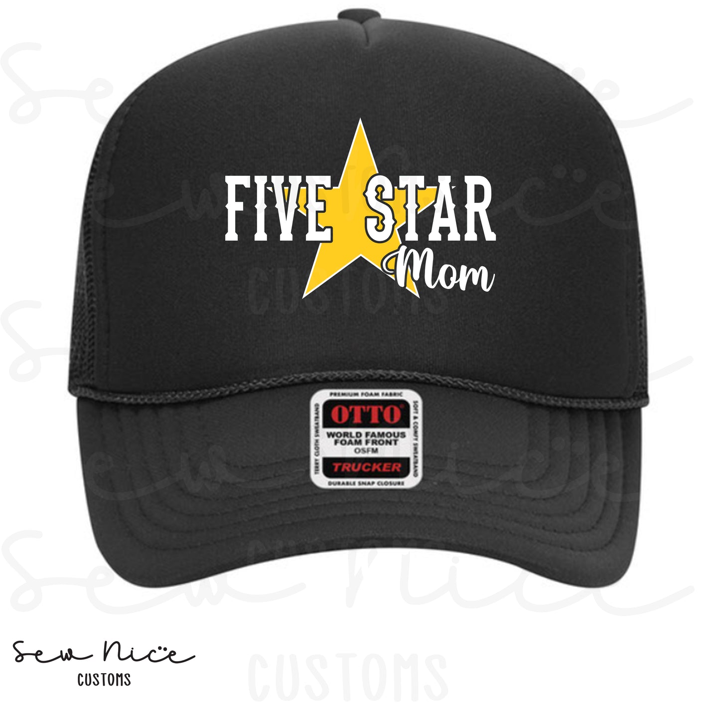 Five Star Mom/Custom - Foam Trucker Hat