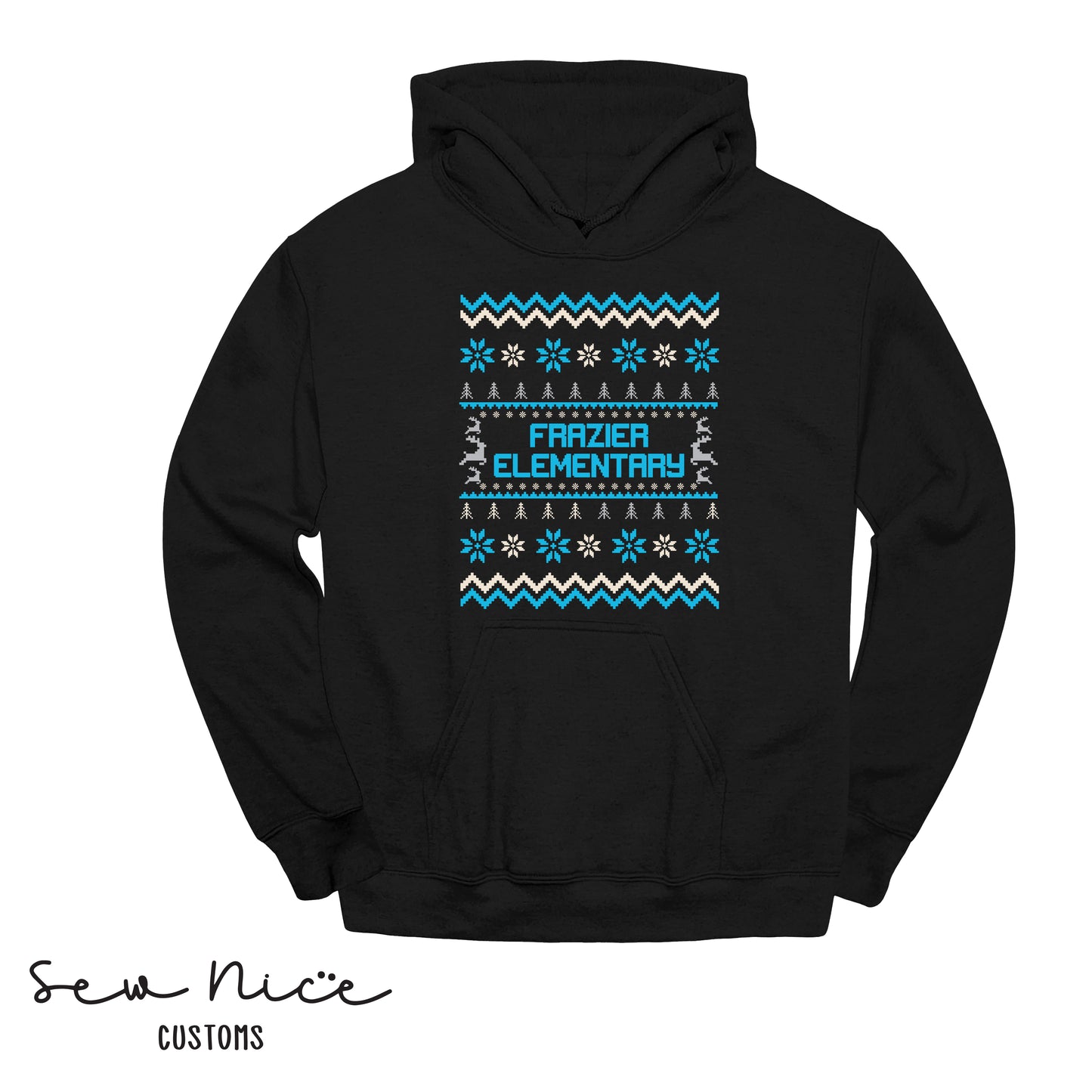 Frazier Winter Sweater Design- Unisex Adult/Youth Hoodie