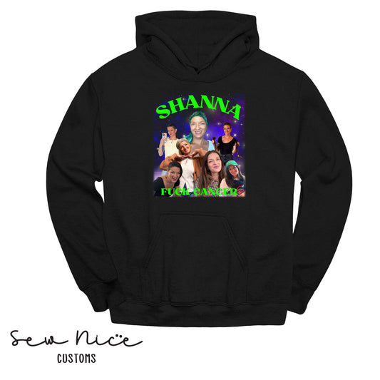 Shanna F*@k Cancer Collage Unisex Adult Hoodie