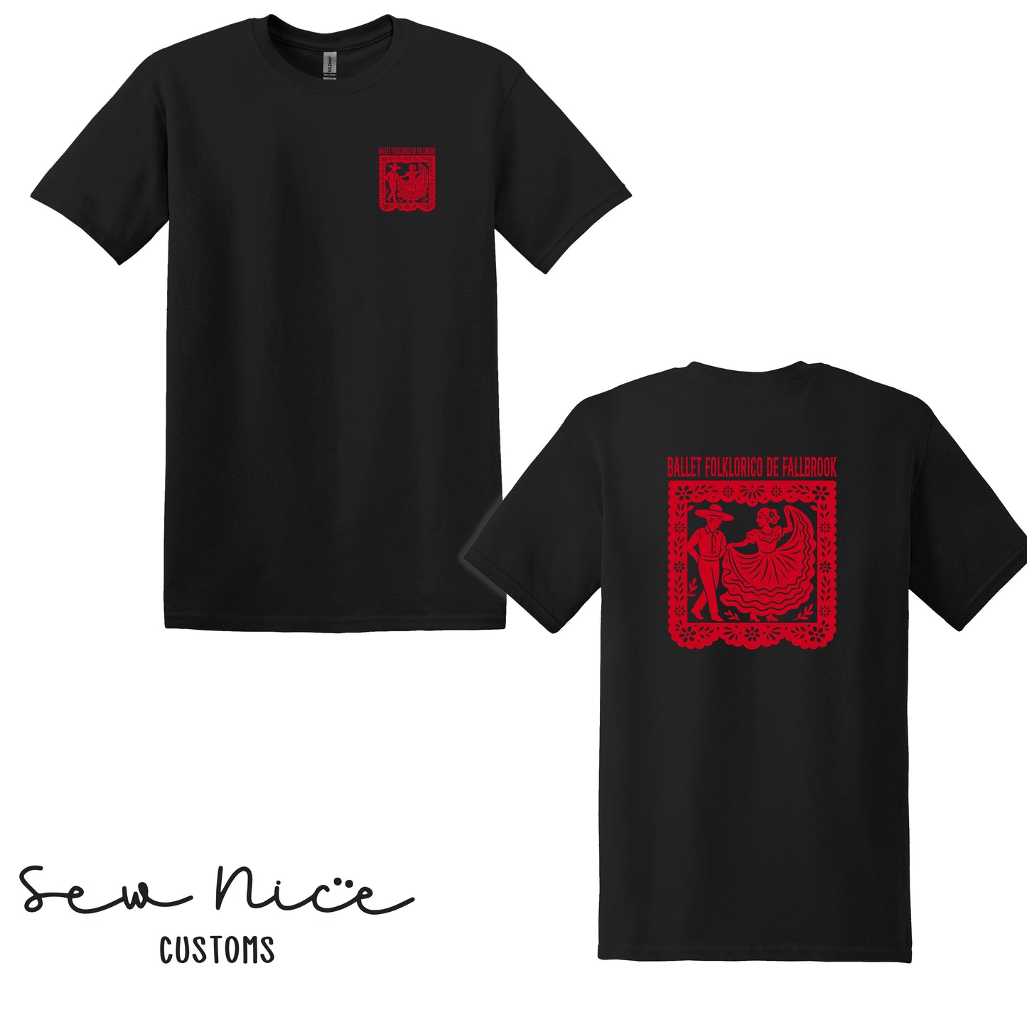 Ballet Folklorico- Papel Picado - Unisex Adult/Youth T-Shirt