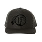 FUHS Embroidered BLACK OUT 3D Puff Hat