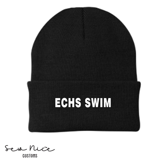 Embroidered ECHS SWIM Beanie