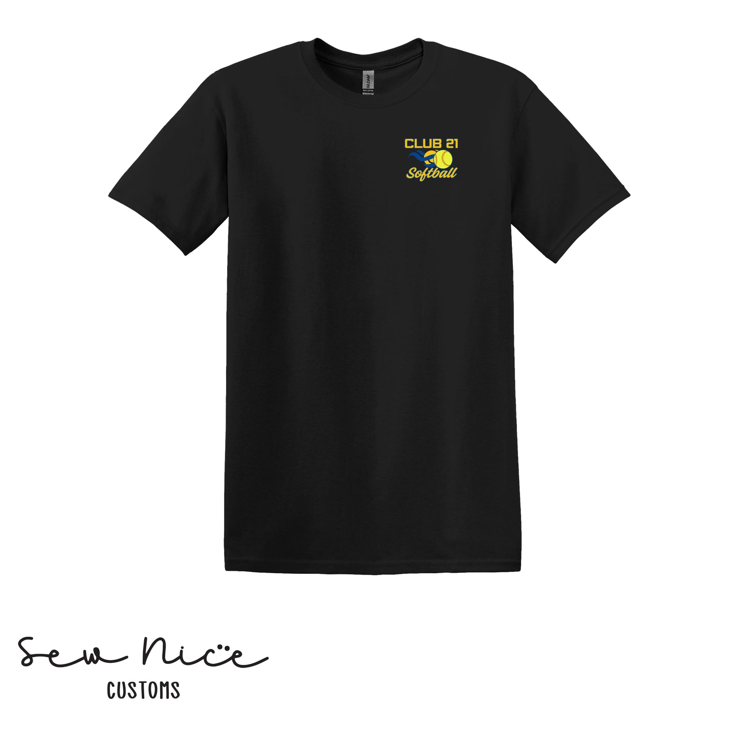 Club 21 Softball- Unisex Adult/Youth T-Shirt