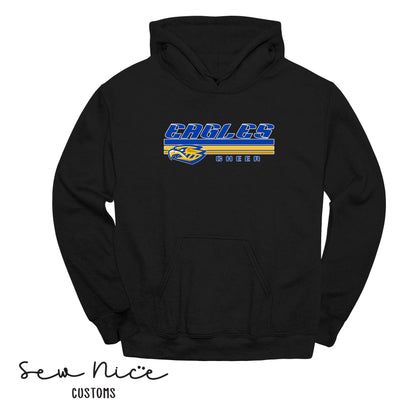 SP Eagles Lines Cheer- Unisex Adult/Youth Hoodie