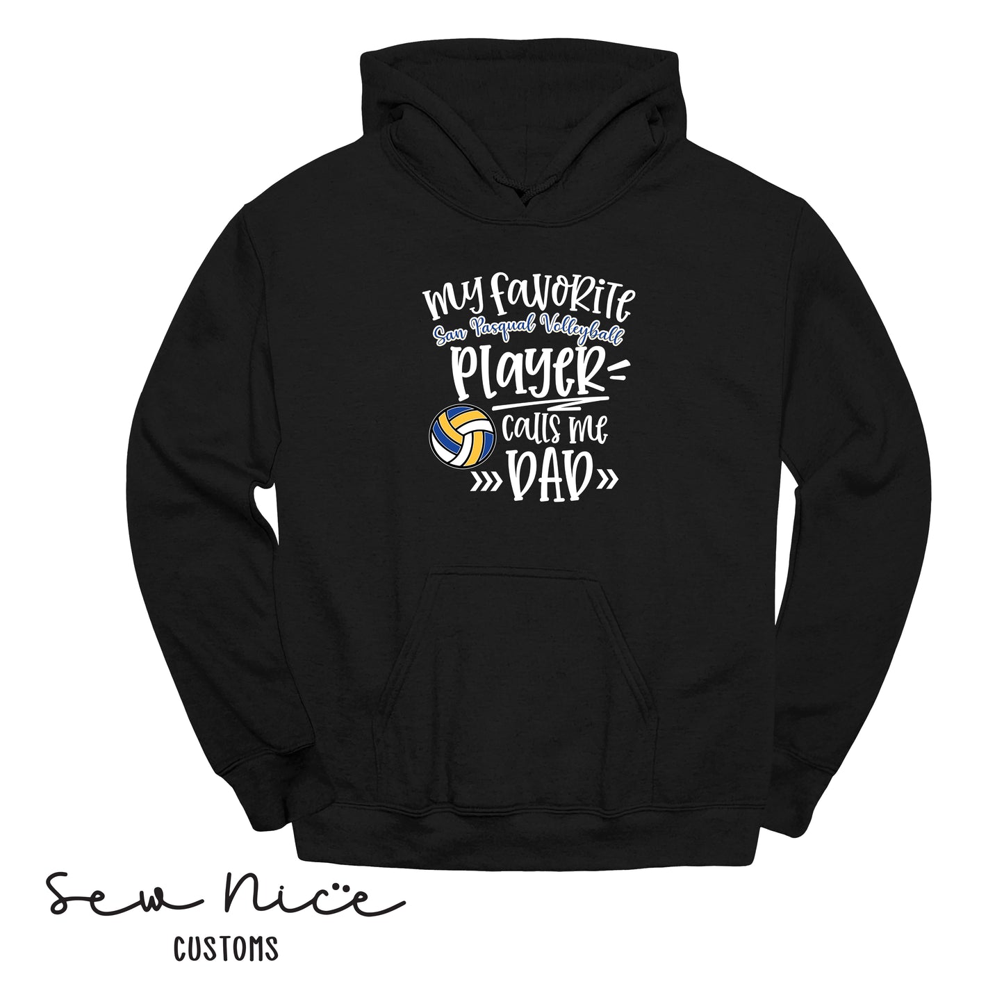 SP Volleyball-My Fav SP Player Calls Me.. *Custom Options*  Adult/Youth Unisex Hoodie