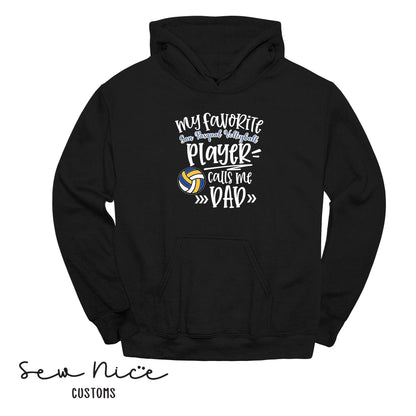SP Volleyball-My Fav SP Player Calls Me.. *Custom Options*  Adult/Youth Unisex Hoodie