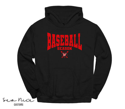Baseball Season- Unisex Adult/Youth Hoodie