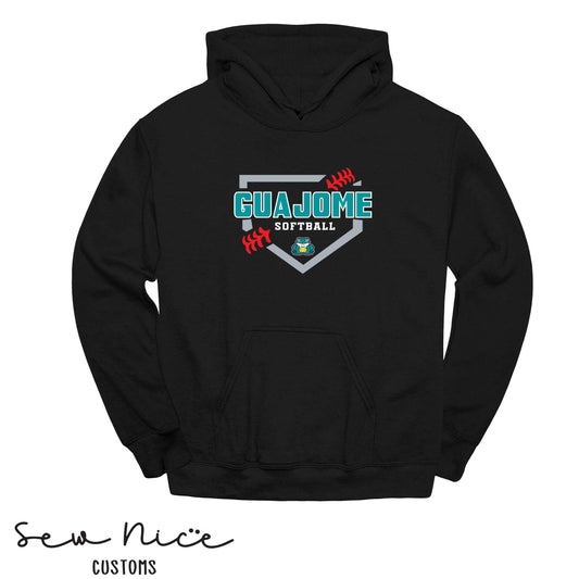 Guajome Softball Plate- Unisex Adult/Youth Hoodie