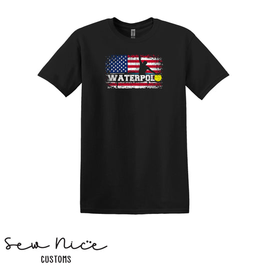 FHS American Flag Water Polo- Unisex Adult/Youth T-Shirt