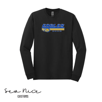 SP Eagles Lines Cheer- Unisex Adult/Youth Long Sleeve Shirt