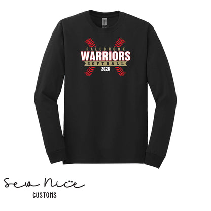 FHS Softball Seams- Unisex Adult/Youth Long Sleeve Shirt