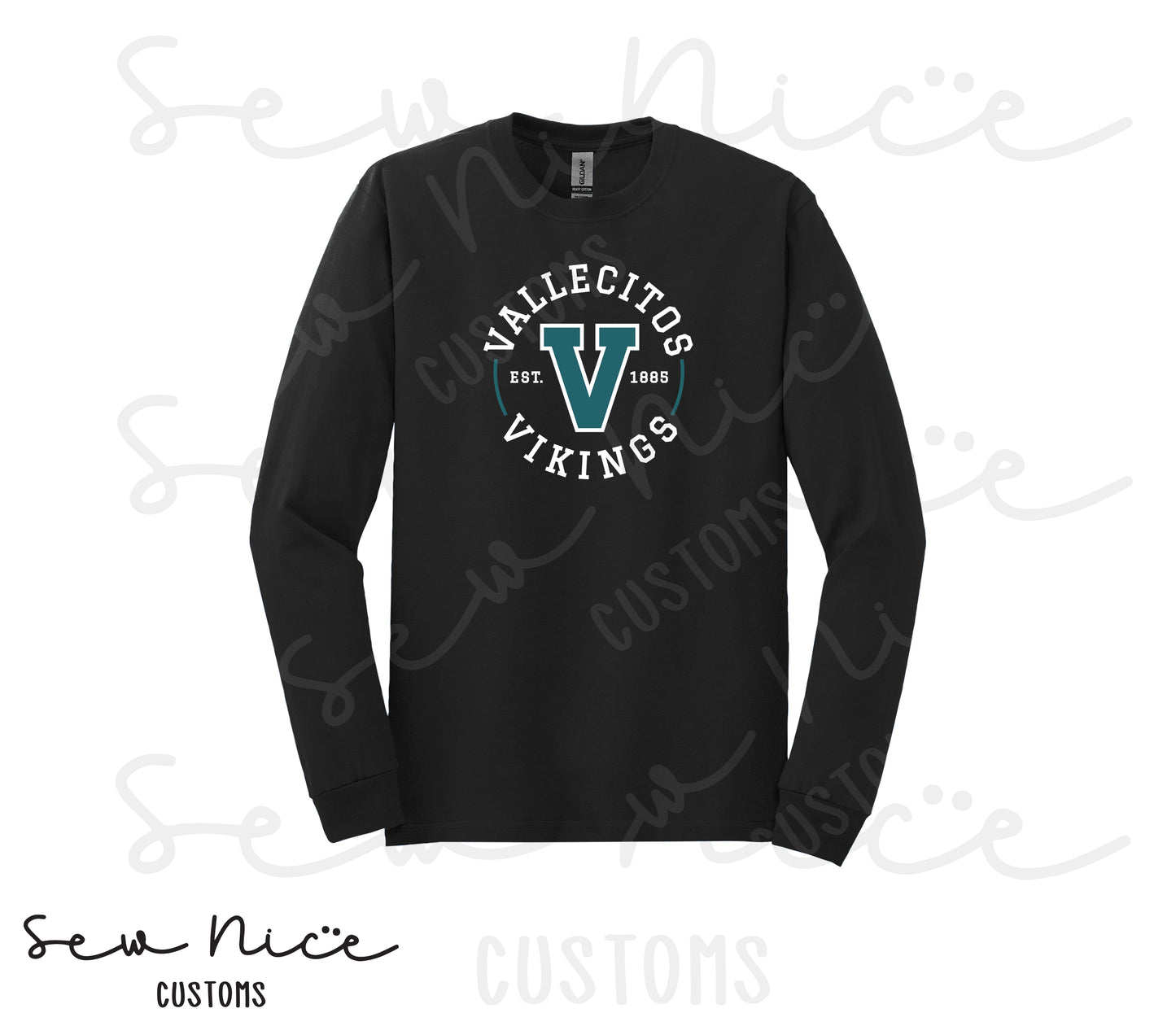 Vallecitos V-Logo- Unisex Long Sleeve Shirt