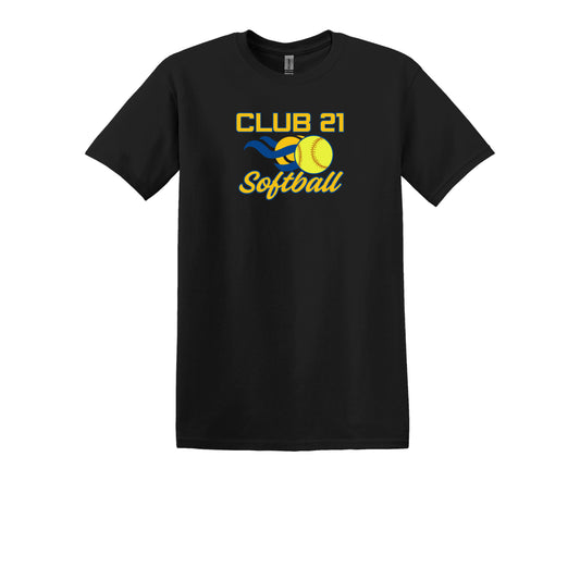 Club 21 Softball- Unisex Adult/Youth T-Shirt