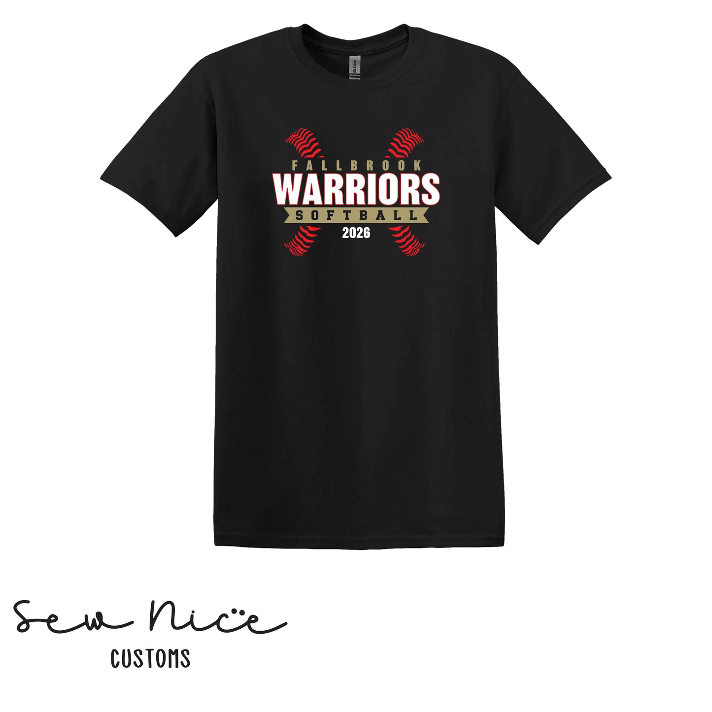 FHS Softball Seam- Unisex Adult/Youth T-Shirt