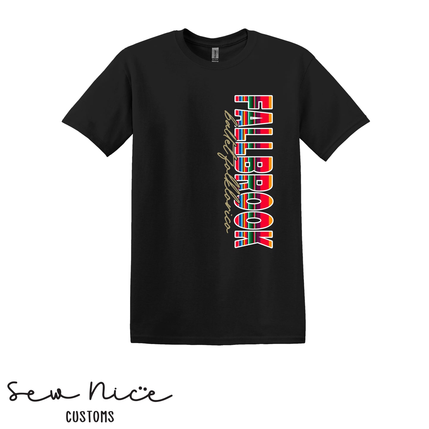 Fallbrook Serape Side Print- Unisex Adult/Youth Shirt
