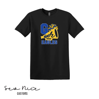 GO CHEER Eagles- Unisex Adult/Youth T-Shirt